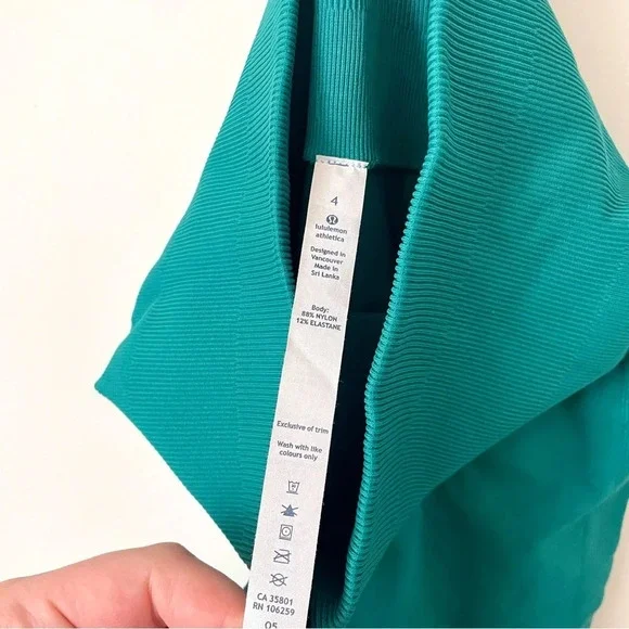 Lululemon Zone In Tight Forage  Teal - Picture 8 of 8